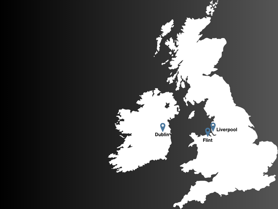 Layer 4 offices in Flint, Liverpool and Dublin